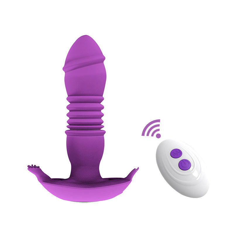 Retractable Female Wear Double Motor a Generation Vibrating Couples Remote Control Sex Jumpers