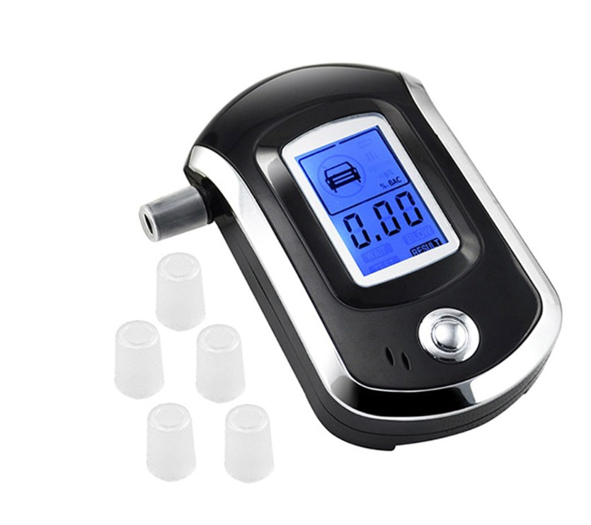 Alcohol tester breathing type household alcohol detection instrument alarm instrument mouthpiece