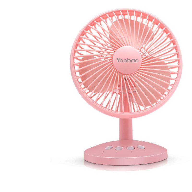 Shaking Head Small Fan Desktop Portable Small Student Usb Charging Small Fan
