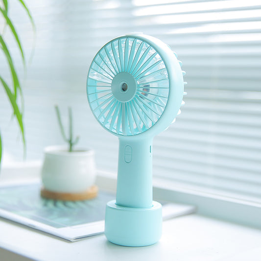 Portable Water Sprayer Fog Electric Fan USB