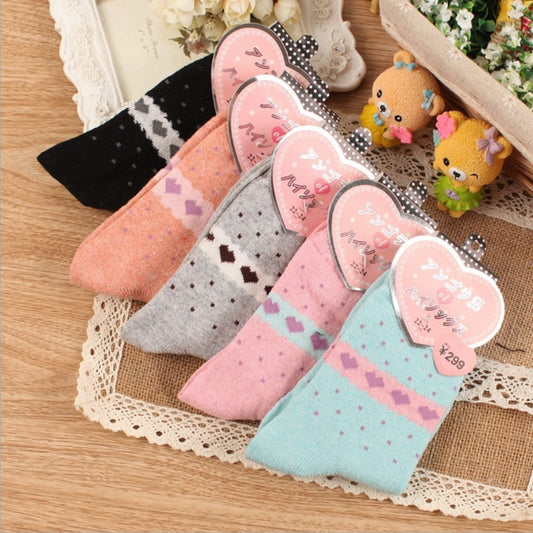 Wool socks thickened to keep warm socks