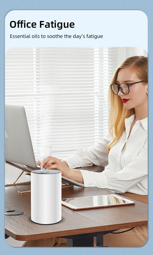 Car Air Freshener Diffuser With High Mist Output, Rechargeable, Automatic Fragrance Sprayer