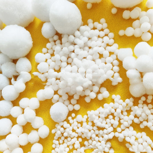 White Polypropylene Ball Christmas Ball Ornament