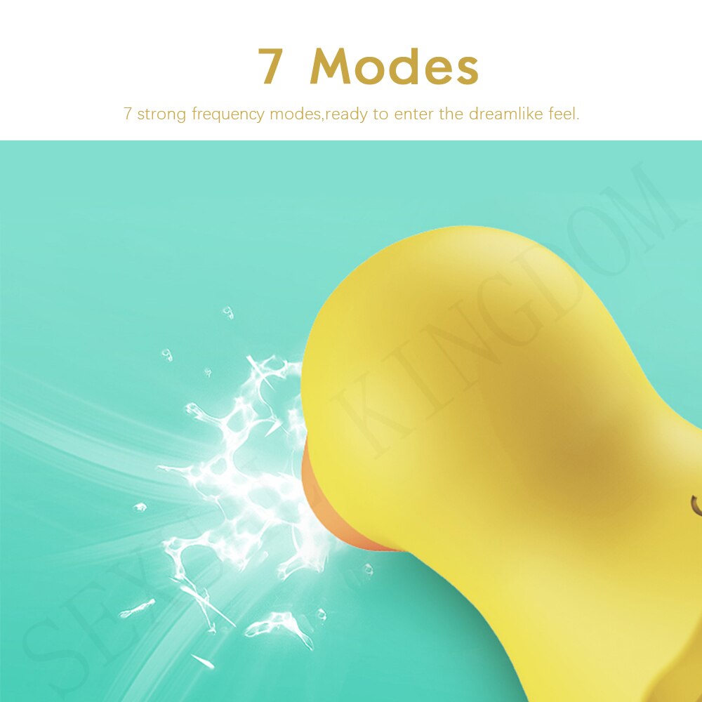 Sucking Vibrator Duck Vibration Sucker Oral Licking Blowjob Clitoris Stimulator Nipple Tongue Sucking Adult Sex Toy for Women Ma