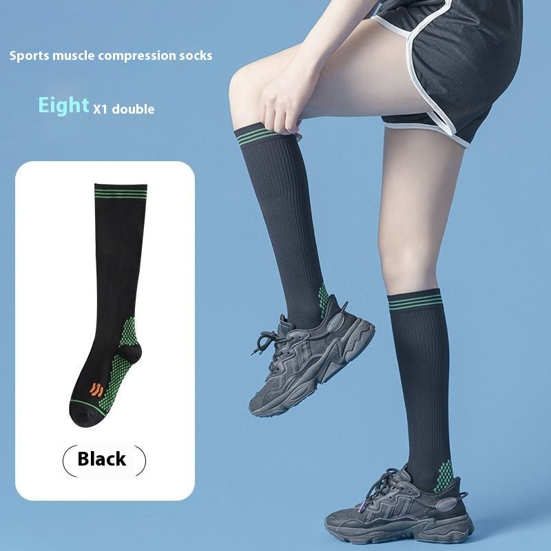 Professional Sports Fitness Tube Socks Muscle Compression