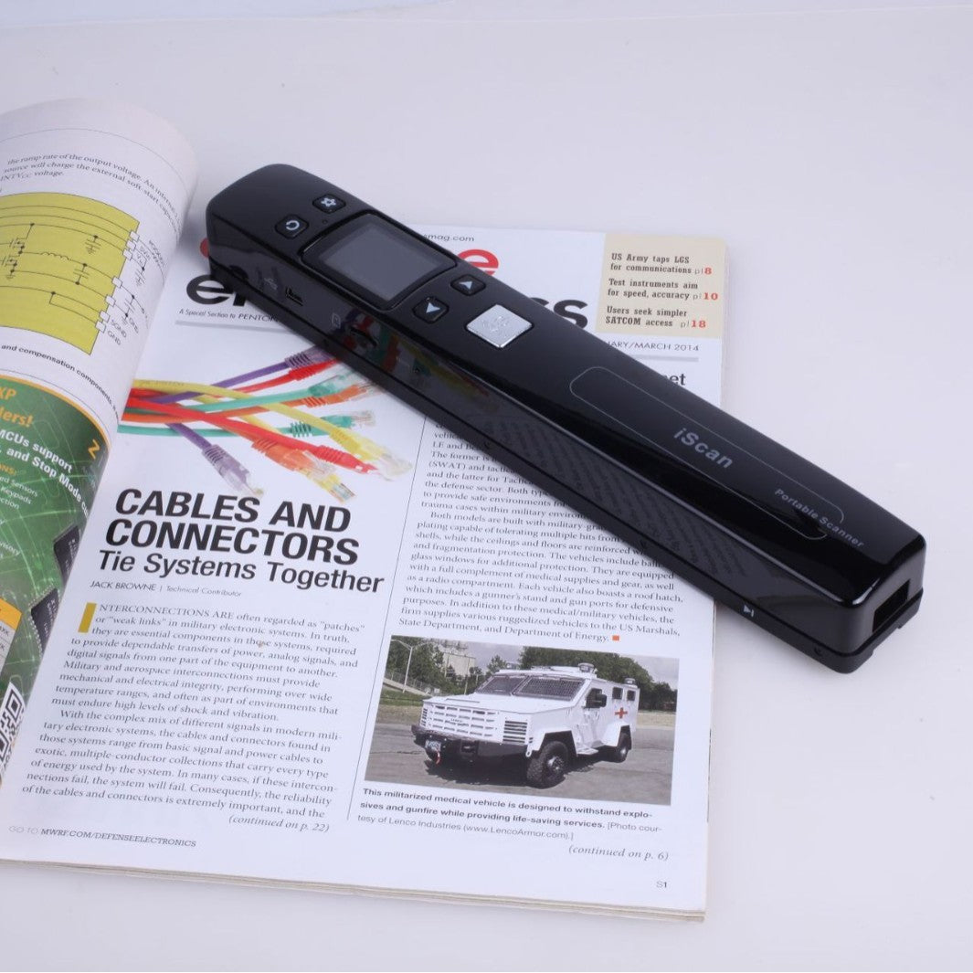Mini Handheld Wireless Scanner Scanning Machine Editable