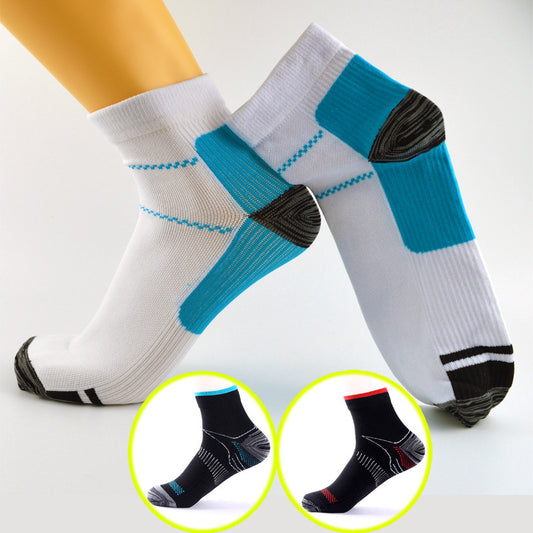 Elastic compression sports socks