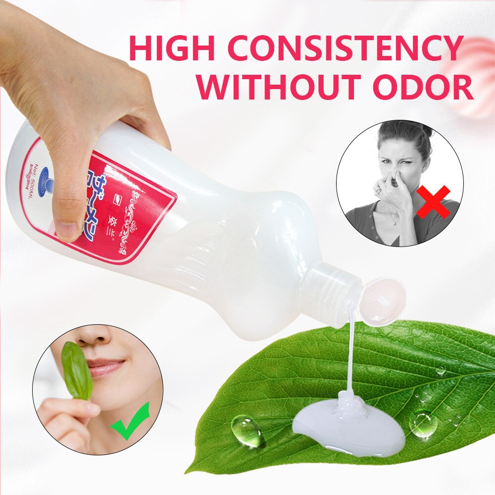 Japan Lubricant for Sex 200ml/300ml/500ml Sex Semen Viscous Lube for Vagina Anal Plug Oil Lubrication Intimate Goods Sex Toys