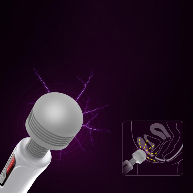 LETEN Vibrator Sex Toy For Women 360 Rotating Handheld Powerful Vibration Massager Cordless Female Masturbator