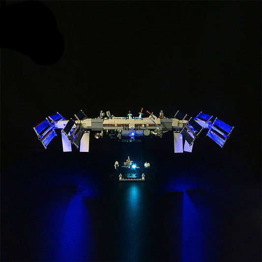 Kyglaring LED Light Up Kit For 21321 Ideas Series Space-Station-Set Toys