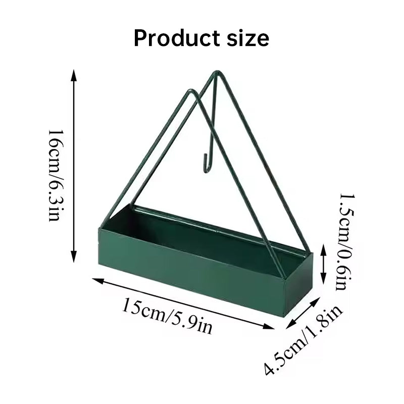 3-Legged Iron Mosquito Coil Stand Portable, Durable & Stylish Sandalwood Design Ideal Home Accessory for Coils
