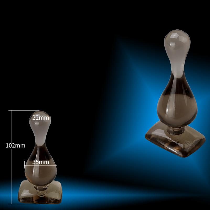 LETEN Anal Sex Toys Body Save Silicone 4 Size Butt Plug Anal Butt Plug Waterproof Anal Trainer Toy