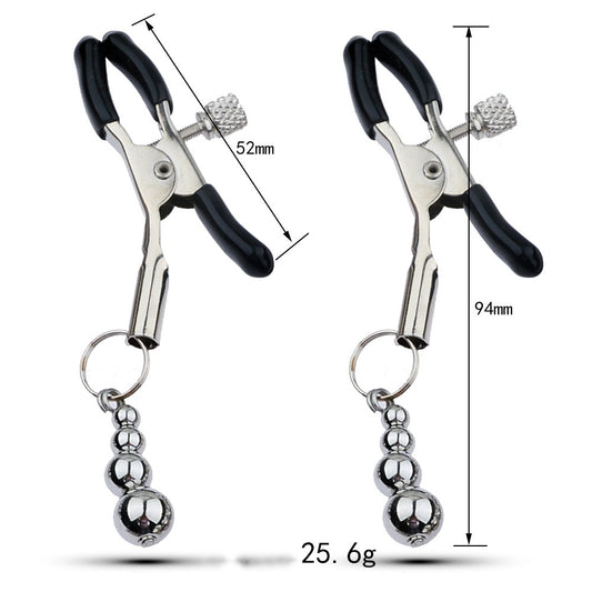 Metal Toys Silver Nipple Clamp Crab Butterfly Clip Pendant Silver Calabash Pendent