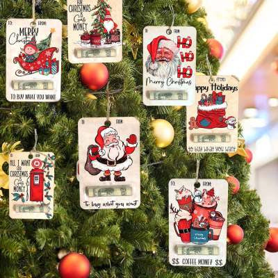 Creative Christmas Wallet Decorative Pendant