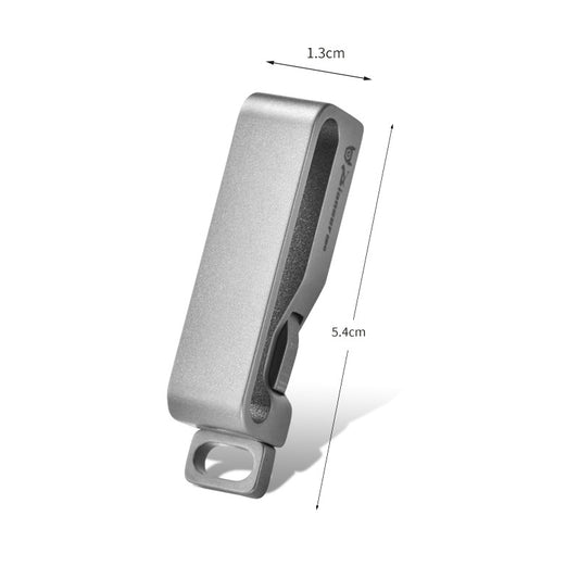 Titanium Waist Belt Buckle & Keychain. Portable EDC Outdoor Tool