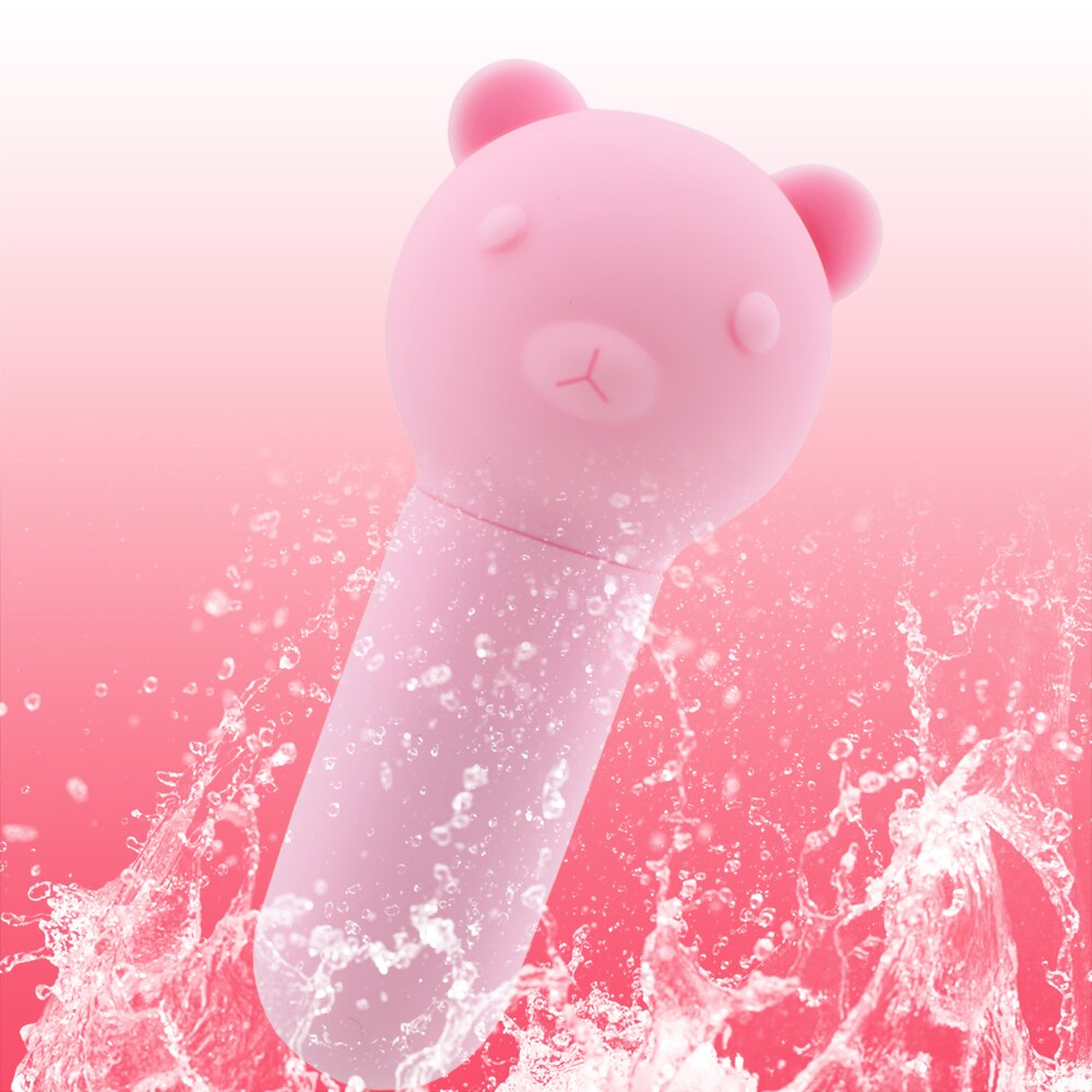 IKOKY 10 Frequency Bullet Vibrating Egg Clitoris Stimulator USB charging G-spot Massager Little Bear Vibrator Sex Toys For Women