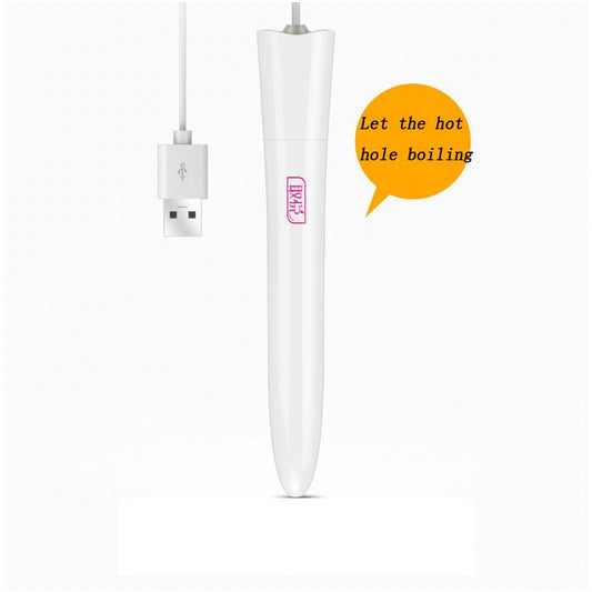 Quyue USB Male Masturbator Heater for Soft Silicone Artificial Vagina adult Sex Toys