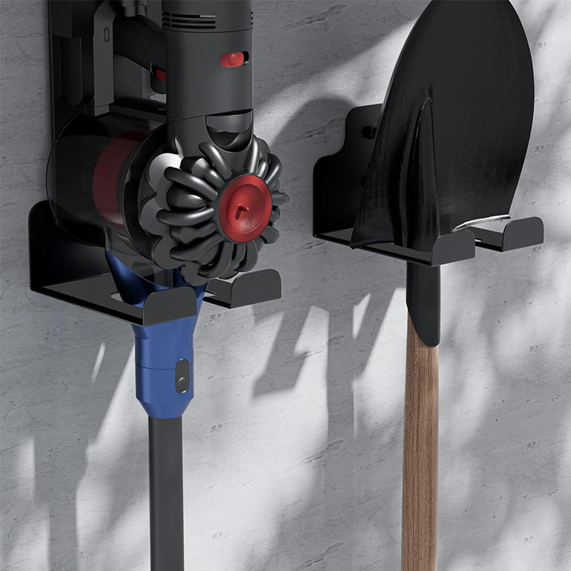 Rustproof Wall - mounted Hanger Rack: Heavy - duty, perfect for storing garden trimmers and other tools.