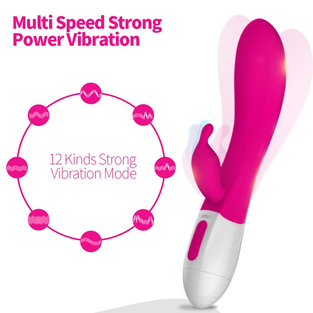 LETEN Multi Speed Vibrator For Women Wireless Clitoris Massage Rabbit Vibrator Silicone Soft Waterproof G Spot