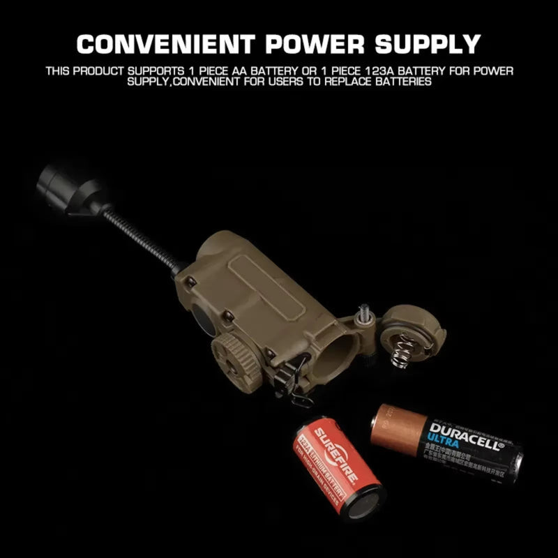 Sidewinder Helmet Lamp with IR and Flashlight Color Light, Strobe Light Head IFF Auxiliary Light for Airsoft Hunting Fishing