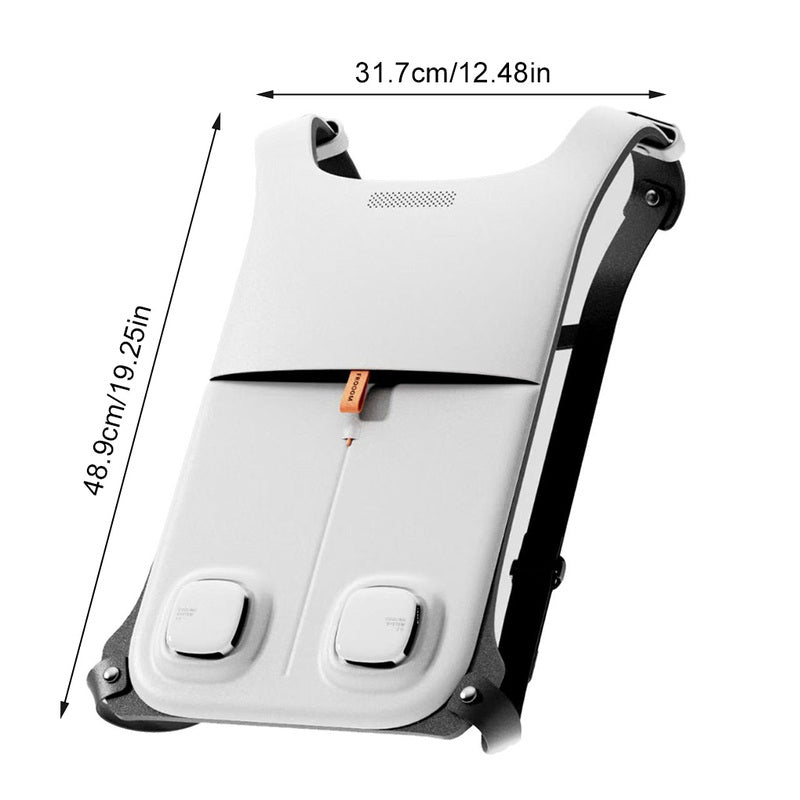 Semiconductor cooling clothing, back pad, outdoor construction air conditioner, waterproof