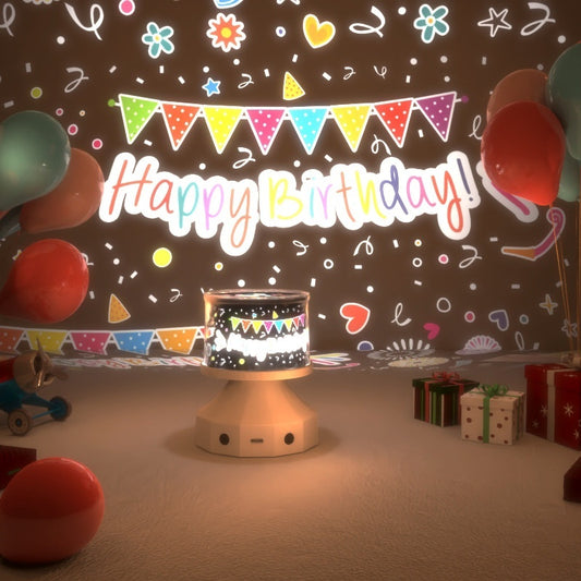 Creative Star Light Projection Lamp Bluetooth Stereo Luminous Toy