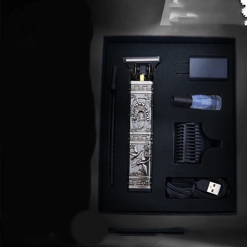 Retro Oil Head Engraving Notched Gradation Electric Fader