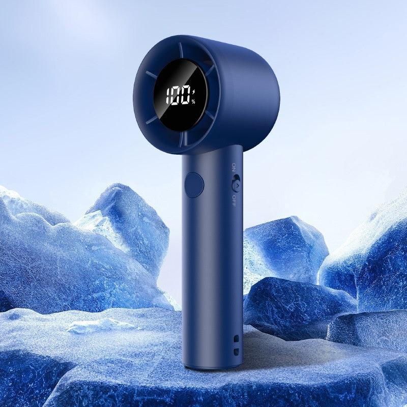 Handheld High-speed Fan, Speed Non-polar Adjustable Wind, Outdoor Super Endurance, Little Fan Strong Wind