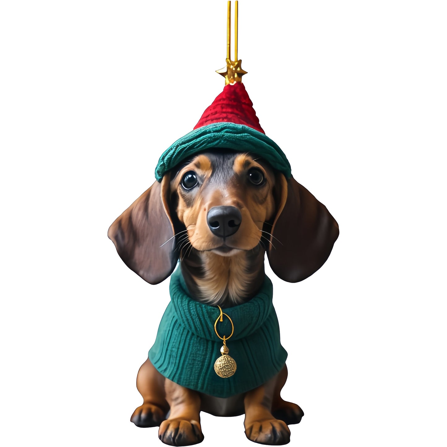 Christmas Tree Pendant Acrylic Ornaments Inside Car