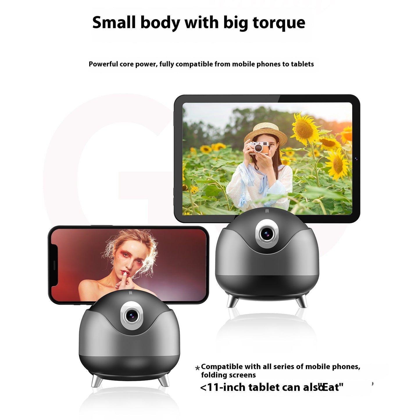 New Dual-axis Q8 Intelligent AI Face Recognition Automatic Mobile Phone Tracking Head Stabilizer