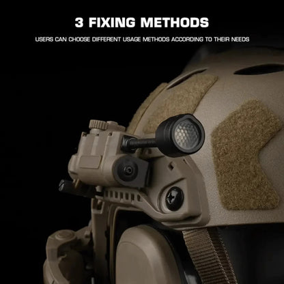 Sidewinder Helmet Lamp with IR and Flashlight Color Light, Strobe Light Head IFF Auxiliary Light for Airsoft Hunting Fishing