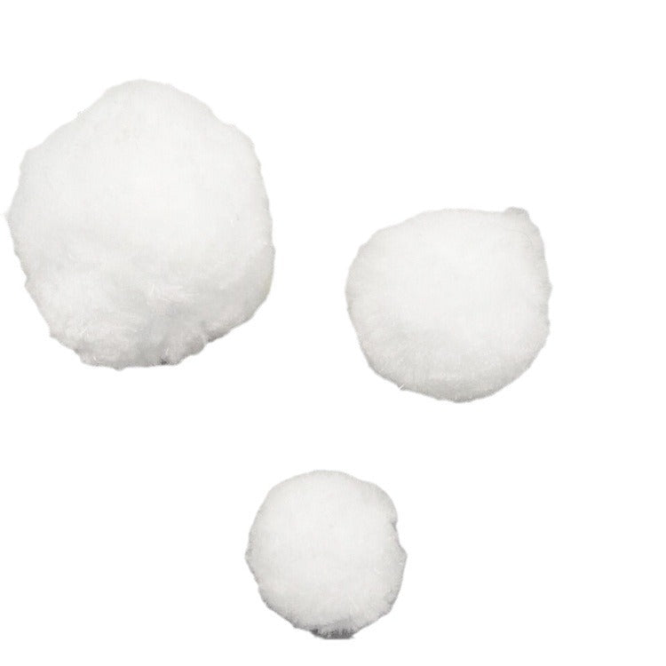 White Polypropylene Ball Christmas Ball Ornament