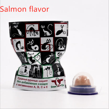 Pet Cat Sugar Energy Ball Lick Toys Catnip