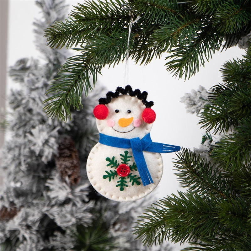 Old Man Snowman Christmas Decorations Tree Pendant