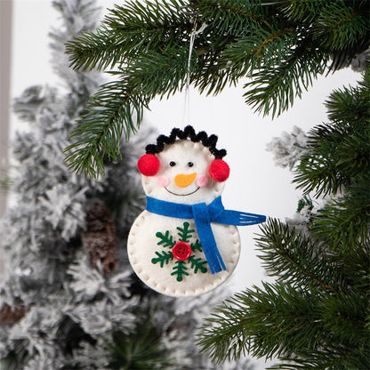 Old Man Snowman Christmas Decorations Tree Pendant