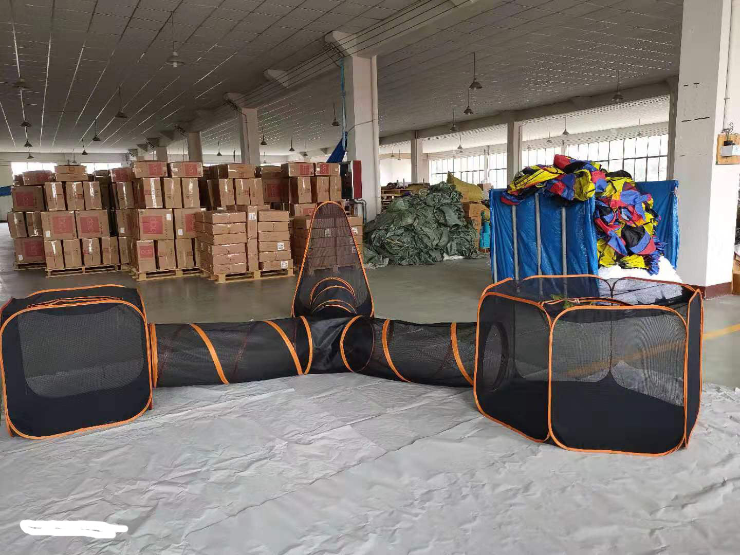 Pet Folding Toy Outdoor Game Channel Fence