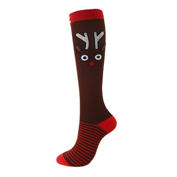 Christmas halloween new compression socks quick-drying breathable adult sports socks