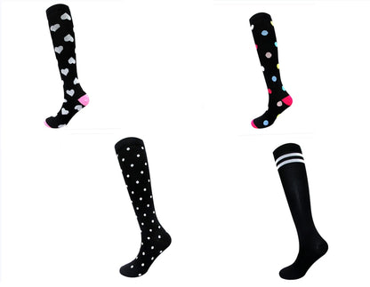 Outdoor Sports Men's And Women's Long Tube Compression Socks