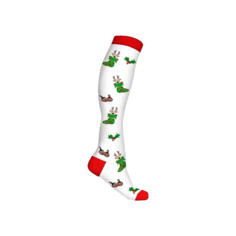 Christmas halloween new compression socks quick-drying breathable adult sports socks