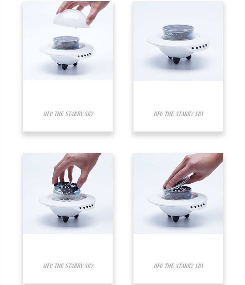 UFO Star Night Light Projector for Kids Creative Toys Stars Projection Lamp Adult Sleep Helper