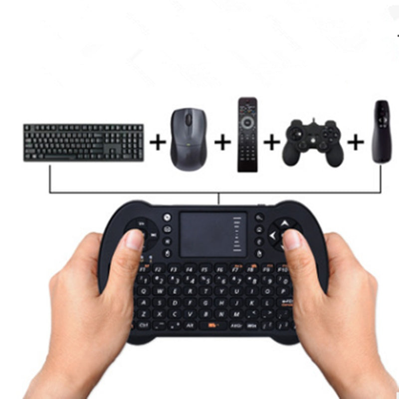 Wireless QWERTY Keyboard Air Mouse Combo
