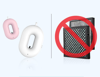 Carry an air purifier with you