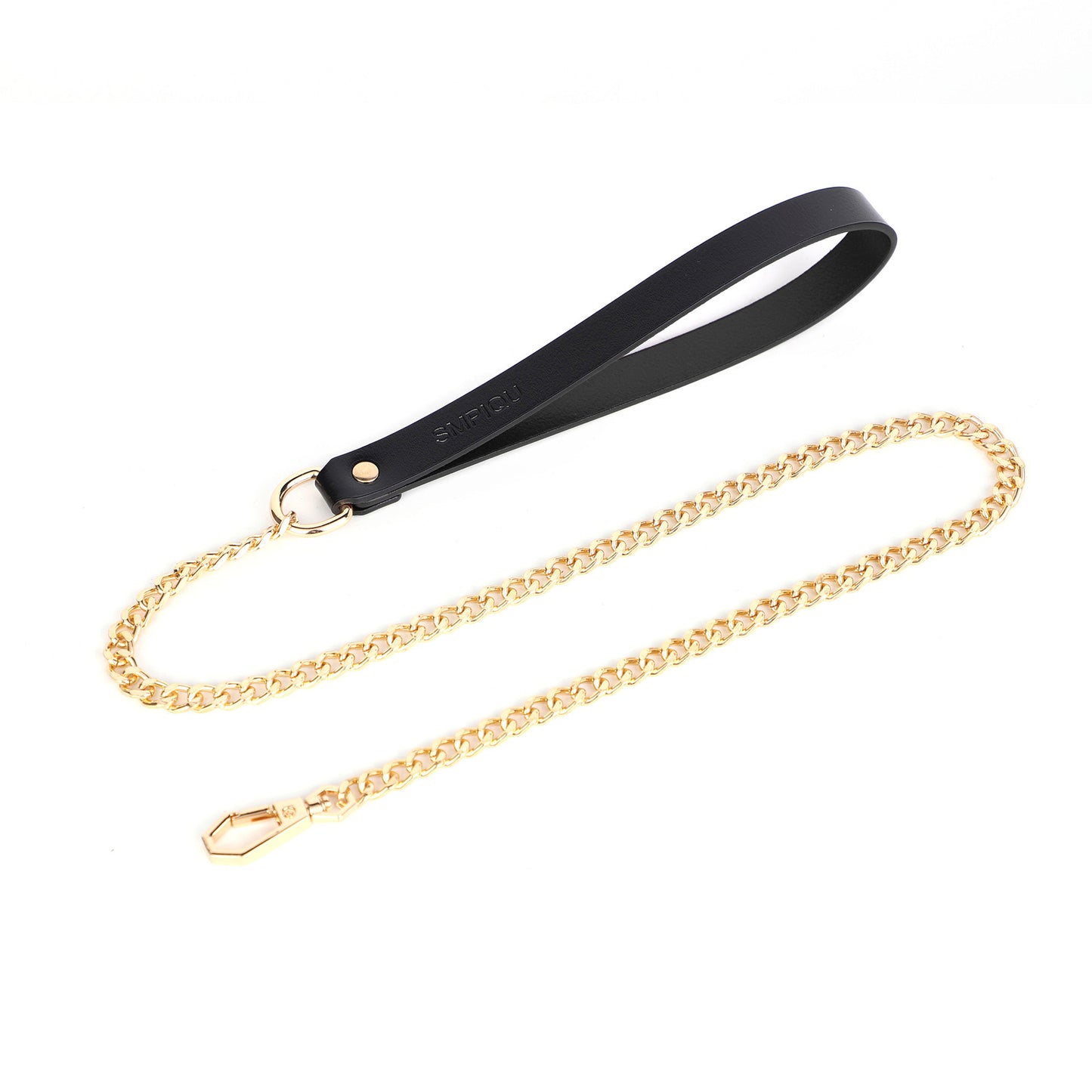 Men's And Women's Genuine Leather Collar Adult Supplies Bound Leather Collar