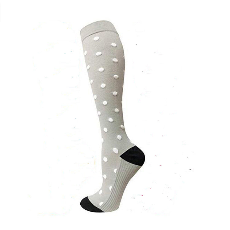 Jacquard Compression Socks, Running Basketball Sports Socks