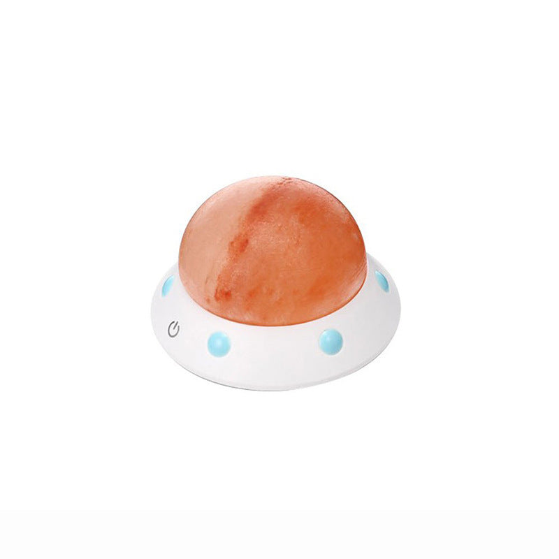 UFO shape crystal salt lamp