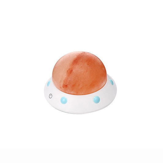 UFO shape crystal salt lamp