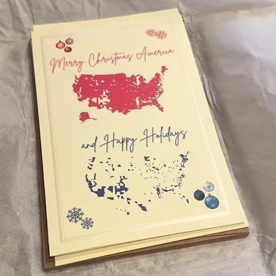 Merry Christmas American Card