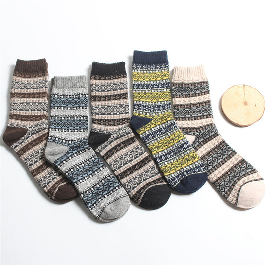 Rabbit wool socks men's business socks