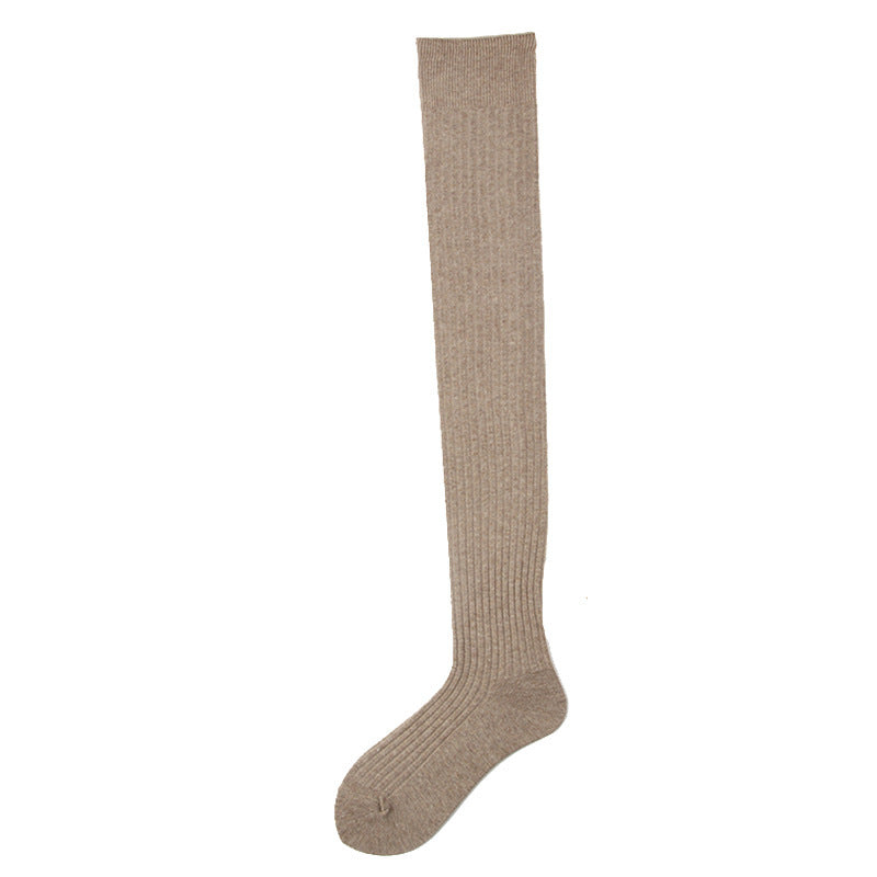 Winter Wide Drawstring Micro-compression Calf Socks Cotton