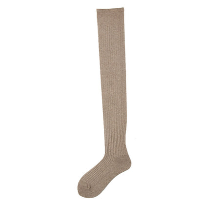 Winter Wide Drawstring Micro-compression Calf Socks Cotton